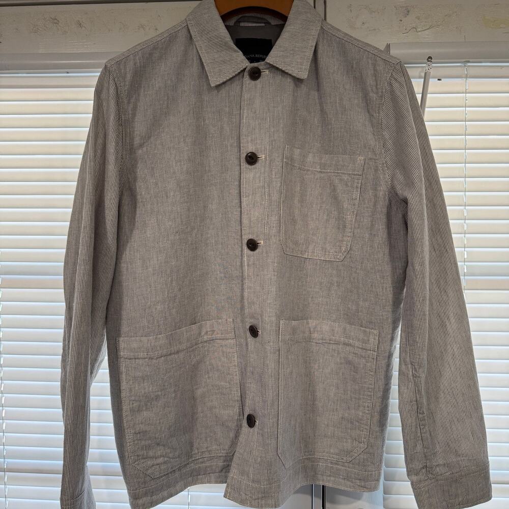 Banana Republic Unstructured Linen Cotton Jacket SIZE LARGE